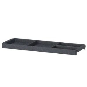 IKEA IVAR Tray Felt Organizer Dark Gray 33" x 12" Compartment Insert 305.345.72